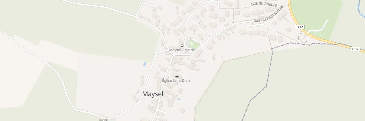 Plan du 5 Gr Grande Rue à Maysel