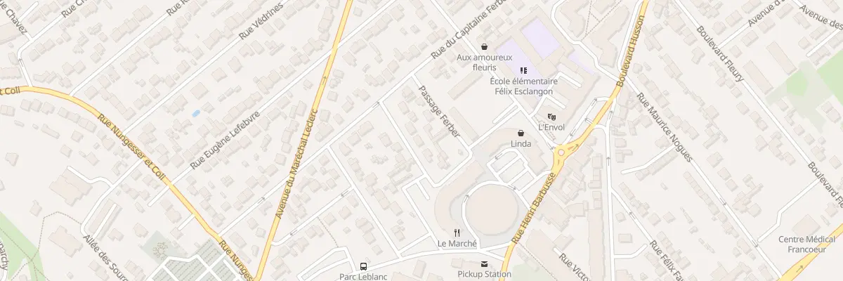 Plan du 16 Av Pegoud à Viry-Châtillon