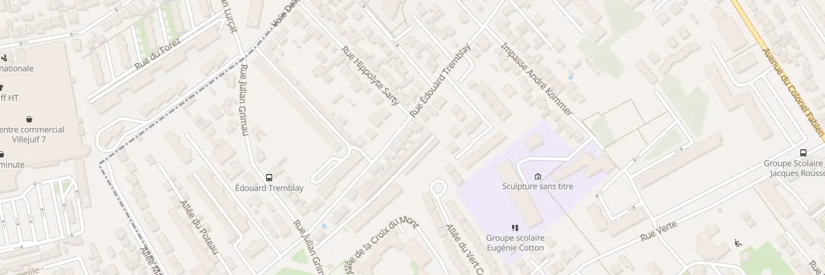 Plan du 167 Rue Edouard Tremblay à Vitry-sur-Seine