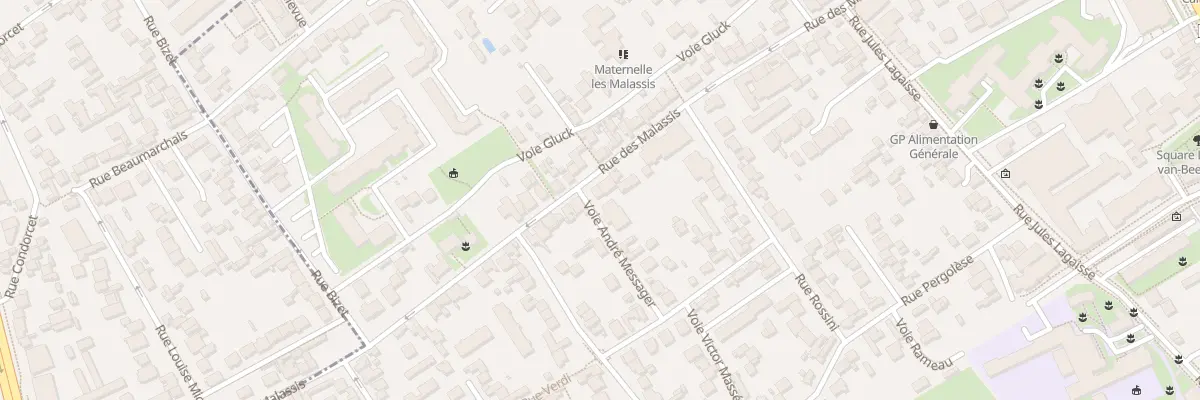 Plan du 59 Rue Malassis à Vitry-sur-Seine