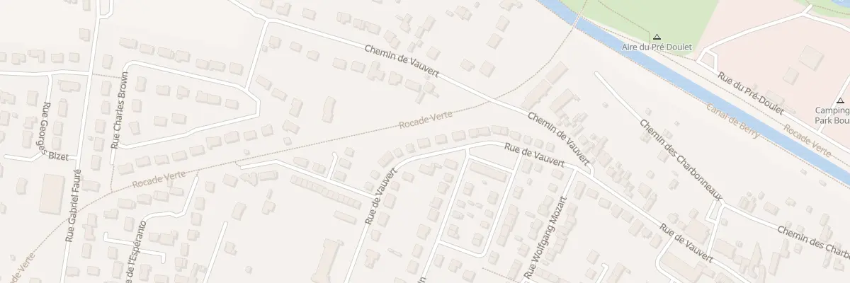 Plan du 142 Rue de Vauvert à Bourges
