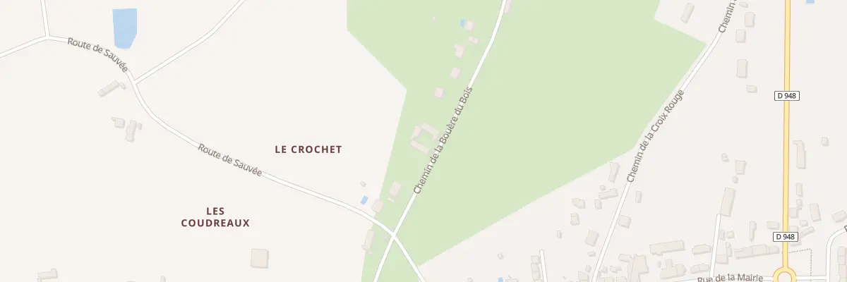 Plan du 82 Che de la Bouère du Bois à Bouzy-la-Forêt