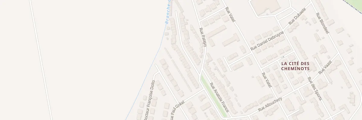 Plan du 91 Rue Anatole France à Cappelle-la-Grande