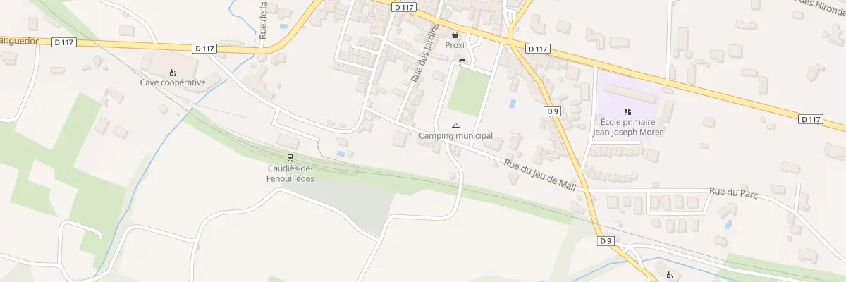 Plan du 8 Rue du Jeu du Mail à Caudiès-de-Fenouillèdes