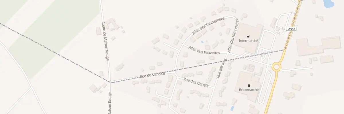 Plan du 3 All des Mesanges à Bonnée