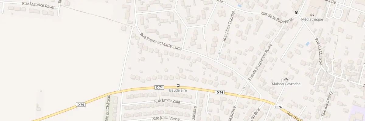 Plan du 21 Rue Pierre et Marie Curie à Ballancourt-sur-Essonne