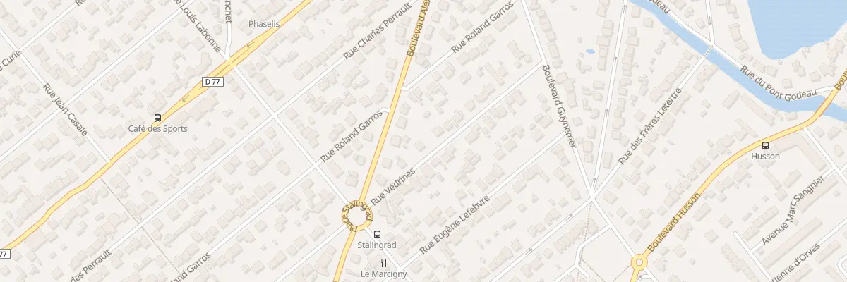 Plan du 22 Rue Védrines à Viry-Châtillon