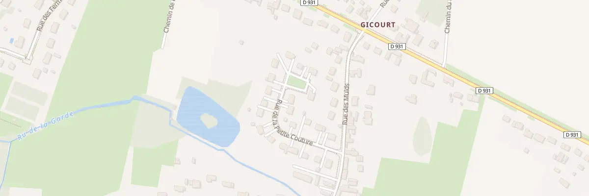 Plan du 170 Rue de la Petite Couture à Agnetz