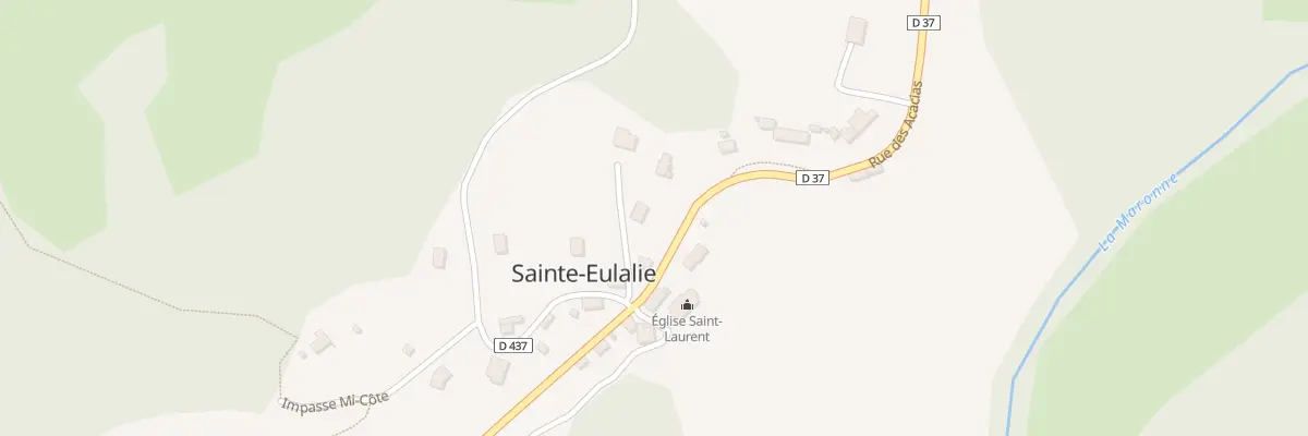 Plan du 6043 Le Bourg à Sainte-Eulalie