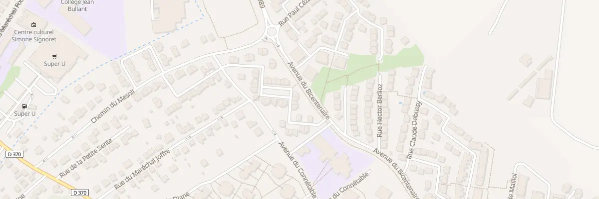Plan du 31 Rue Jean Goujon à Écouen