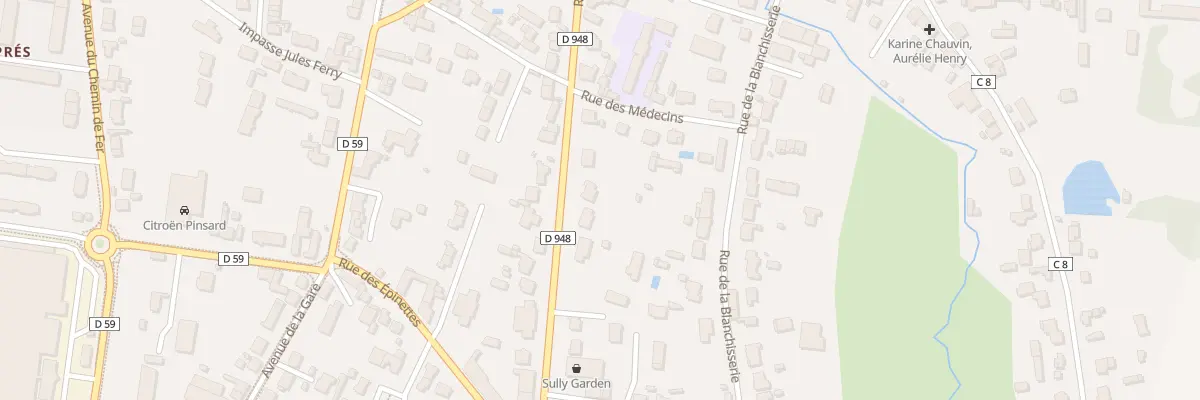 Plan du 17 Rte de Cerdon à Sully-sur-Loire