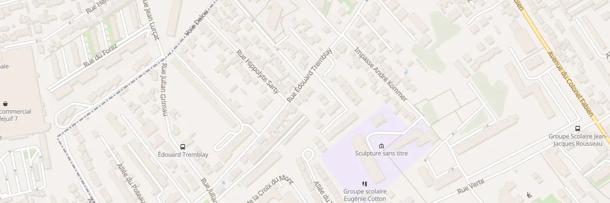 Plan du 161 Rue Edouard Tremblay à Vitry-sur-Seine
