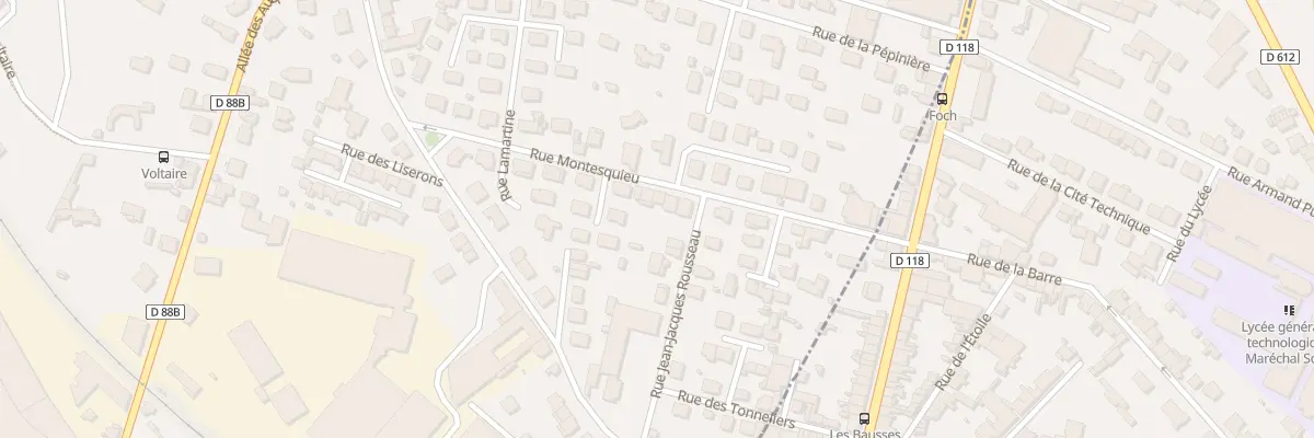 Plan du 17 Rue Montesquieu à Aussillon