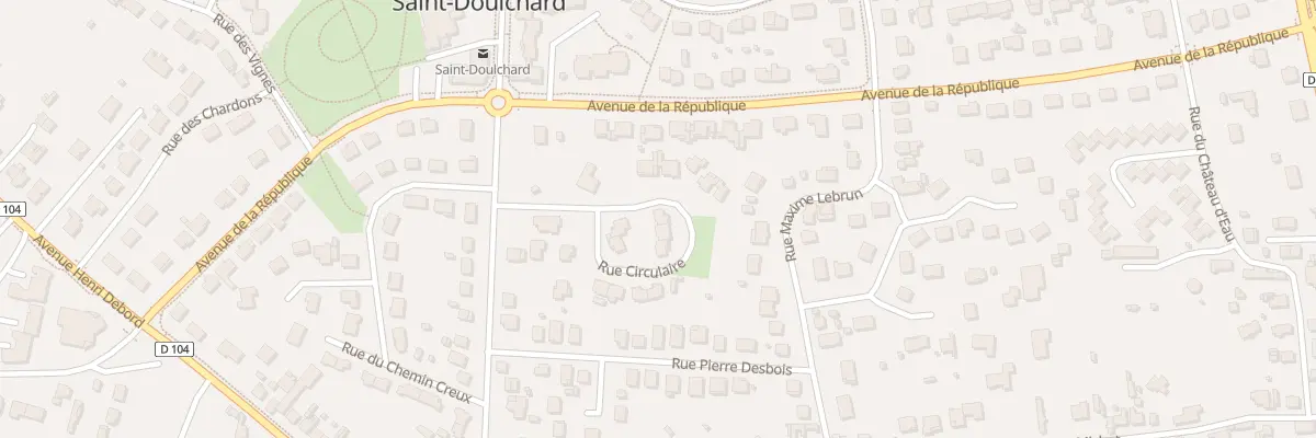 Plan du 9 Rue Circulaire à Saint-Doulchard