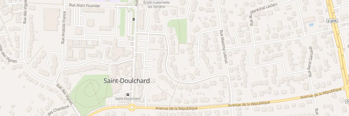 Plan du 13 Rue du Coteau à Saint-Doulchard