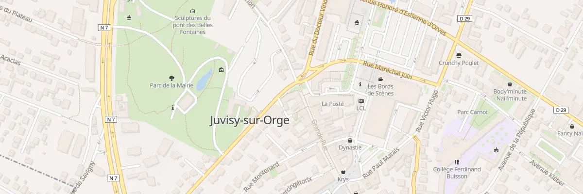 Plan du 1 Rue Piver à Juvisy-sur-Orge