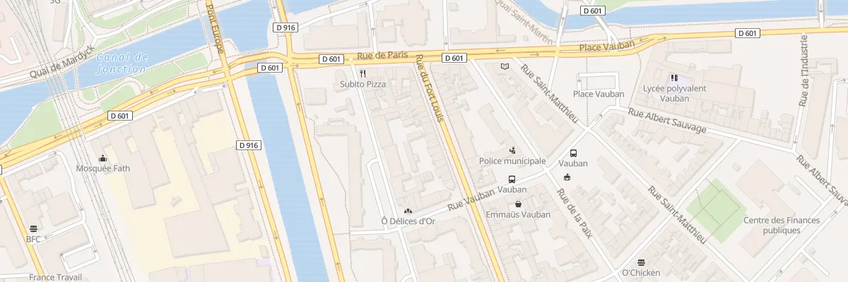 Plan du 18 Rue du Fort Louis à Dunkerque