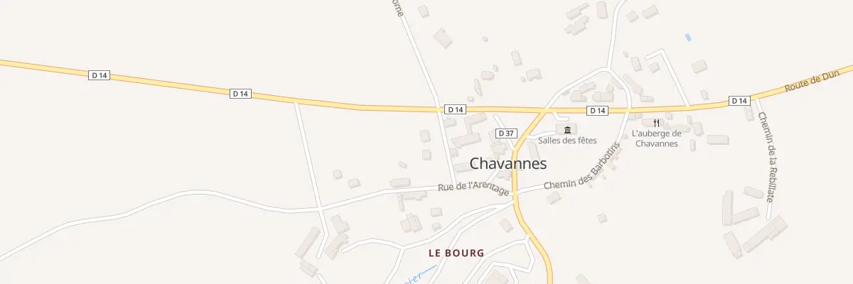 Plan du 2 Rue du Manoir à Chavannes