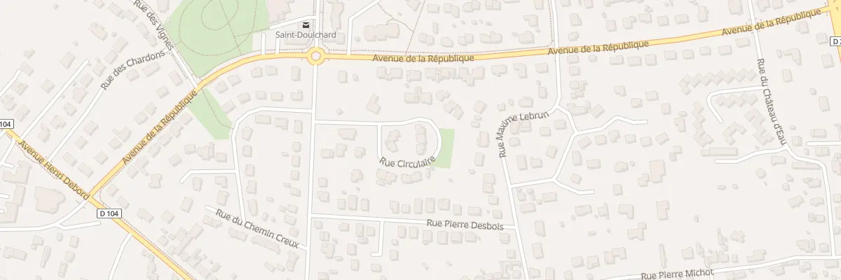 Plan du 7 Rue Circulaire à Saint-Doulchard