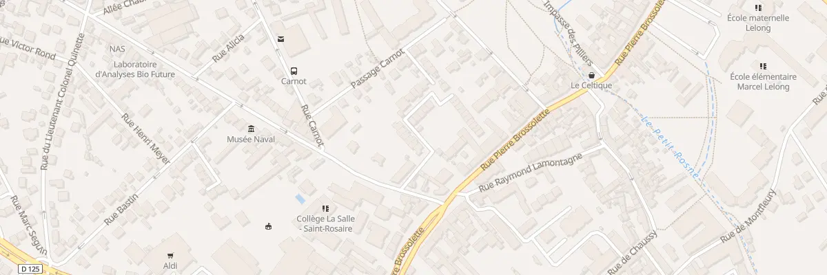Plan du 65 Rue Pierre Brossolette à Sarcelles