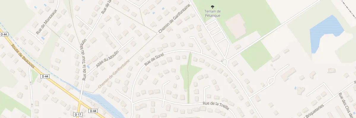 Plan du 35 Rue de Sorel à Précy-sur-Oise