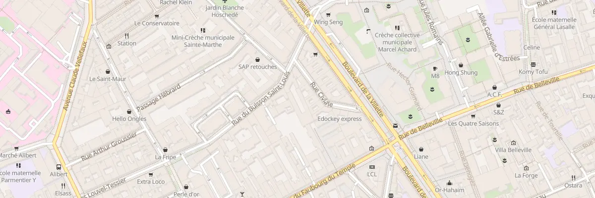 Plan du 26 Rue Buisson Saint Louis à Paris 10e Arrondissement