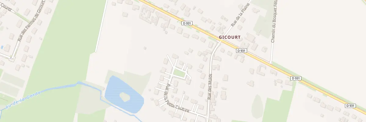 Plan du 217 Rue de la Petite Couture à Agnetz