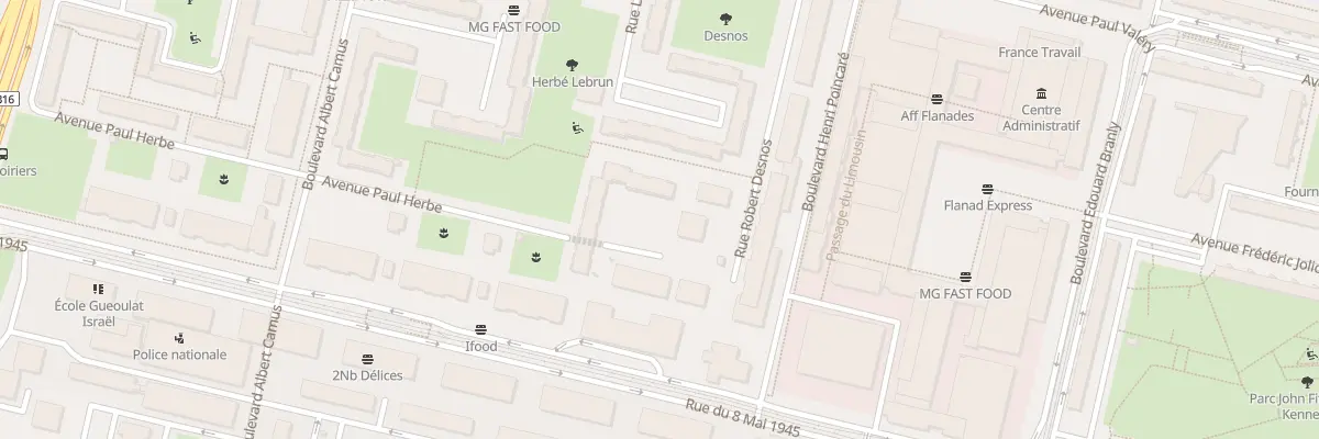 Plan du 3 Av Paul Herbe à Sarcelles