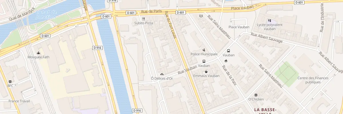 Plan du 26 Rue du Fort Louis à Dunkerque