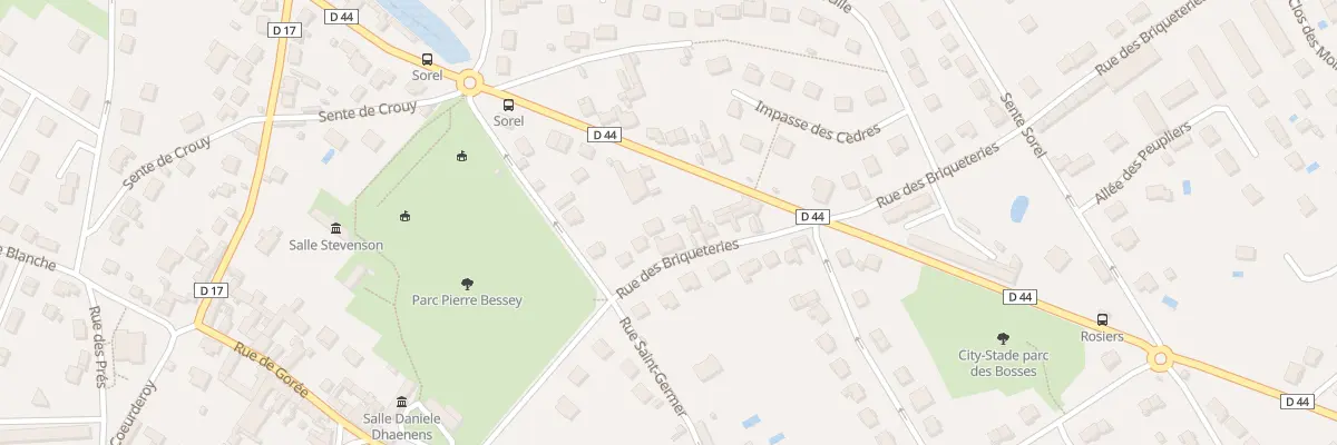 Plan du 9 Rue des Briqueteries à Précy-sur-Oise