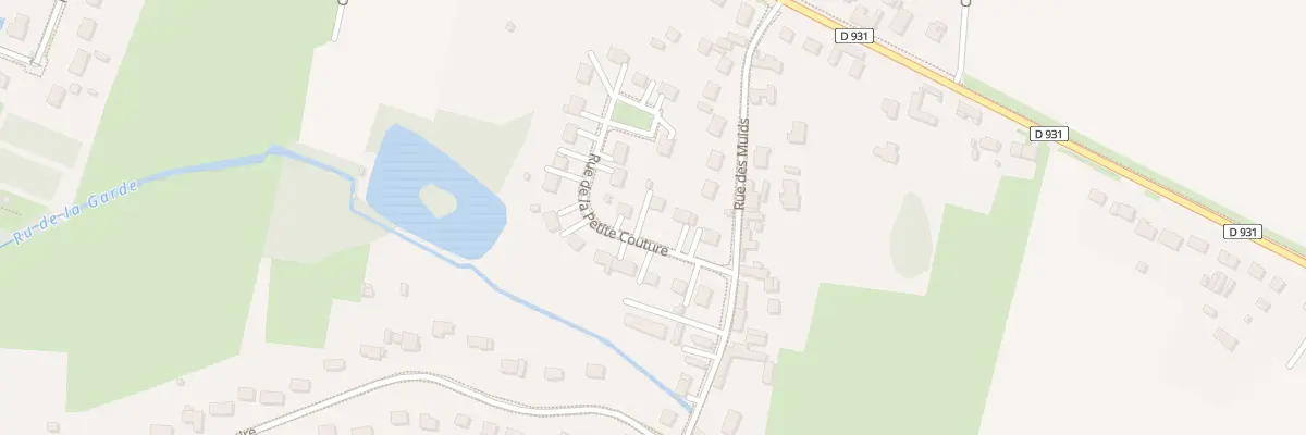 Plan du 74 Rue de la Petite Couture à Agnetz