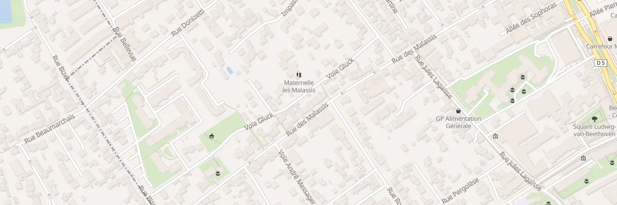 Plan du 50 Rue Malassis à Vitry-sur-Seine