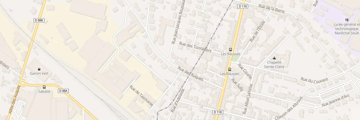 Plan du 26 Rue des Auques à Aussillon