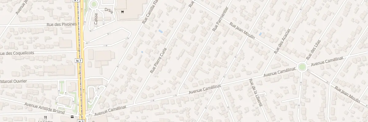 Plan du 64 Rue Parmentier à Athis-Mons