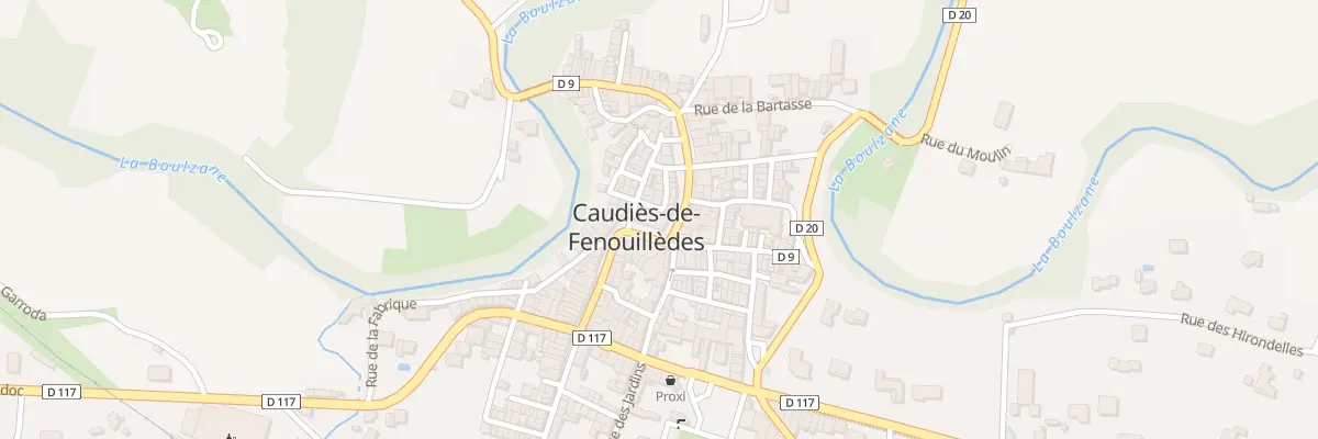 Plan de Pl de la Mairie à Caudiès-de-Fenouillèdes