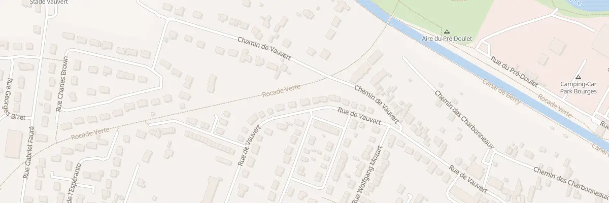 Plan du 132 Rue de Vauvert à Bourges