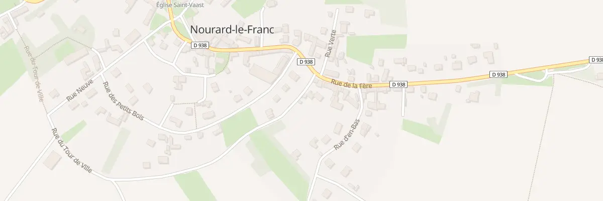 Plan du 154 Rue de la Fère à Nourard-le-Franc