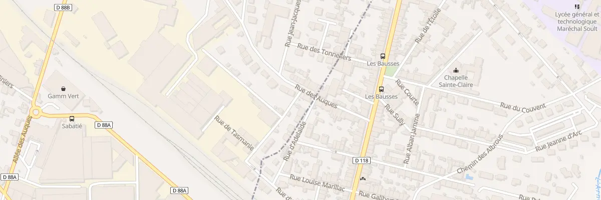Plan du 19 Rue des Auques à Aussillon