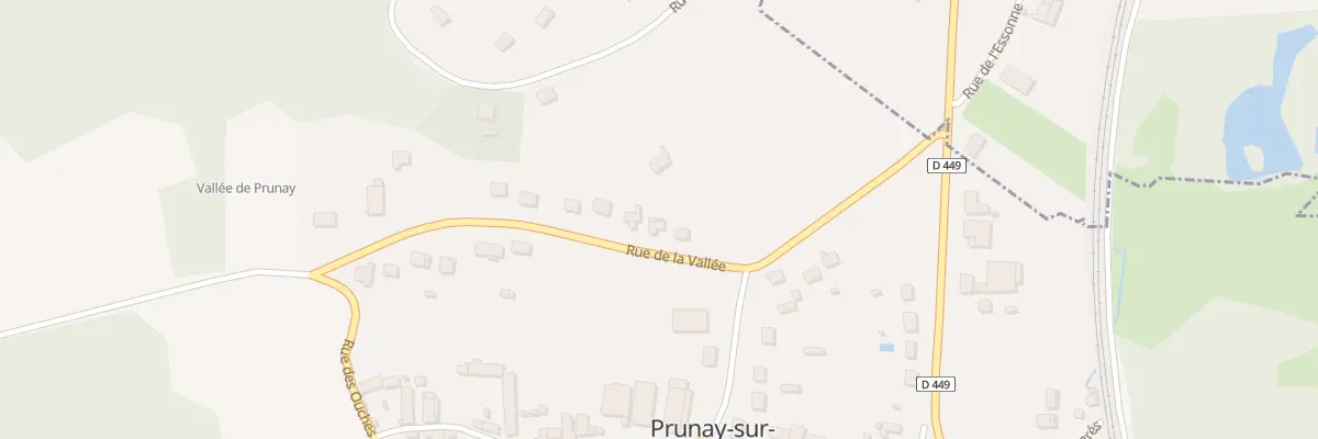 Plan du 6 Rue de la Vallée à Prunay-sur-Essonne