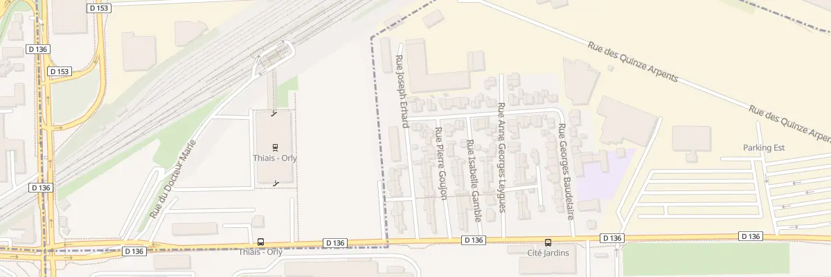 Plan du 10 Rue Joseph Erhard à Orly