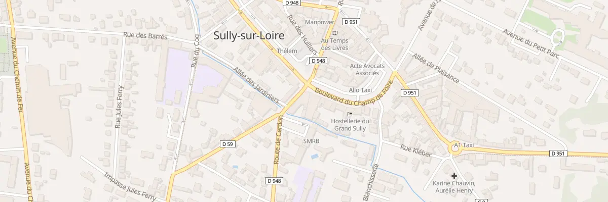 Plan du 21 Rue Porte de Sologne à Sully-sur-Loire