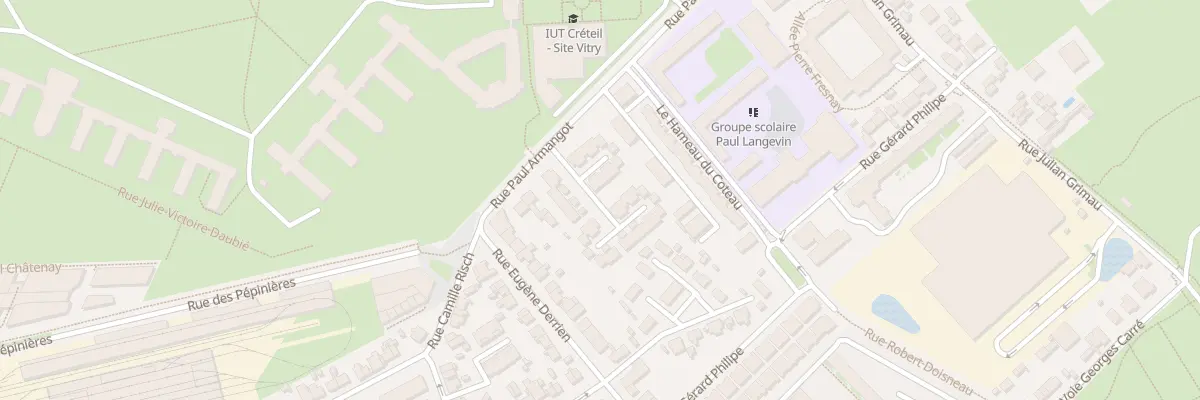 Plan du 11 All des Mésanges à Vitry-sur-Seine