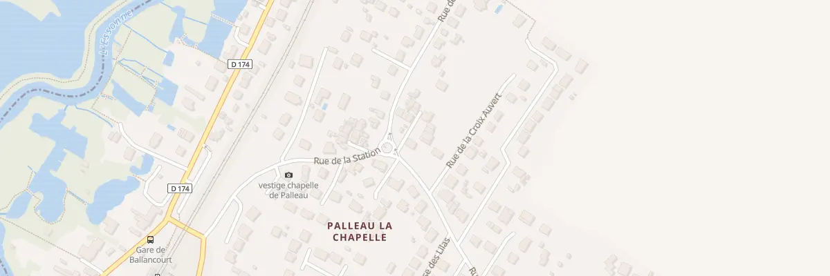 Plan du 34 Rue Pasteur à Ballancourt-sur-Essonne