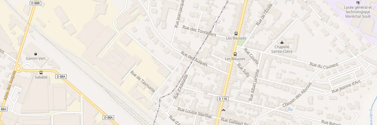 Plan du 17 Rue des Auques à Aussillon
