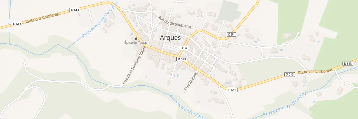Plan du 83 Le Village à Arques