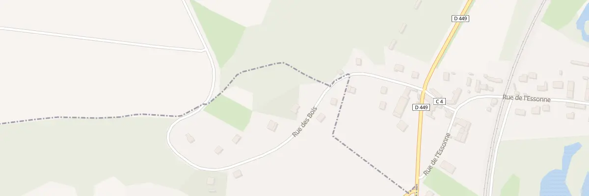 Plan du 2B Rue des Bois à Prunay-sur-Essonne