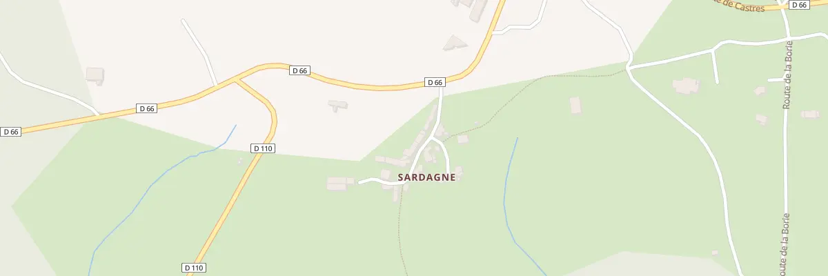 Plan du 81 Ham de Sardagne à Saint-Salvy-de-la-Balme
