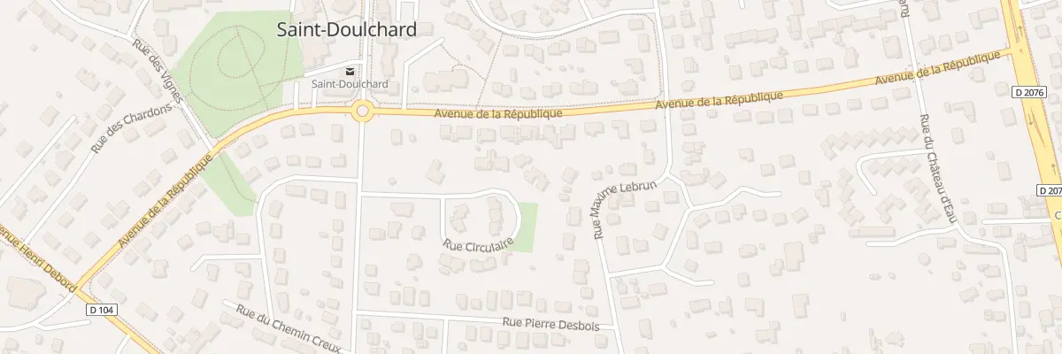 Plan du 14 Rue Circulaire à Saint-Doulchard