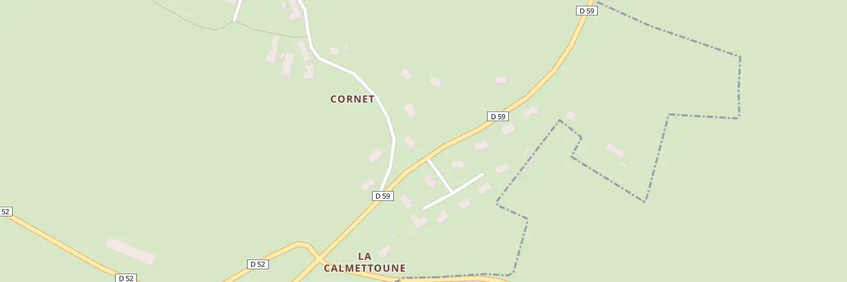 Plan du 2 Cornet à Teissières-de-Cornet