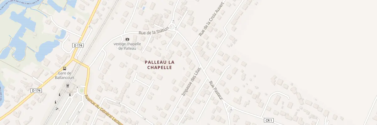 Plan du 25 Rue Pasteur à Ballancourt-sur-Essonne